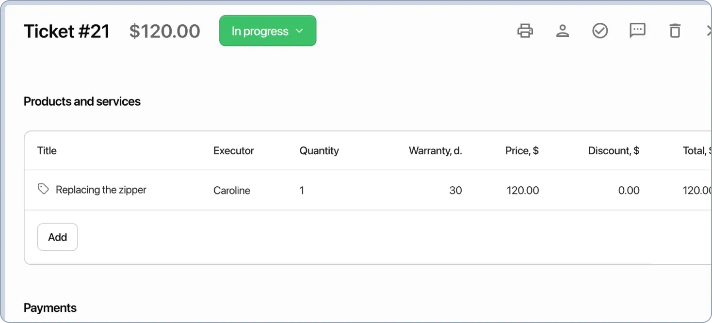 Customizing order statuses, filters, product catalogs, services, issues and inquiries