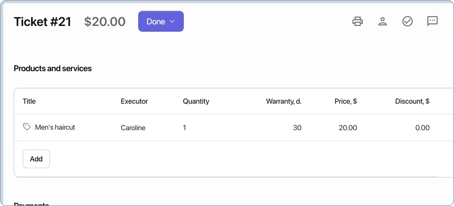 Customization of order statuses, filters, product directories, services, breakdowns and requests