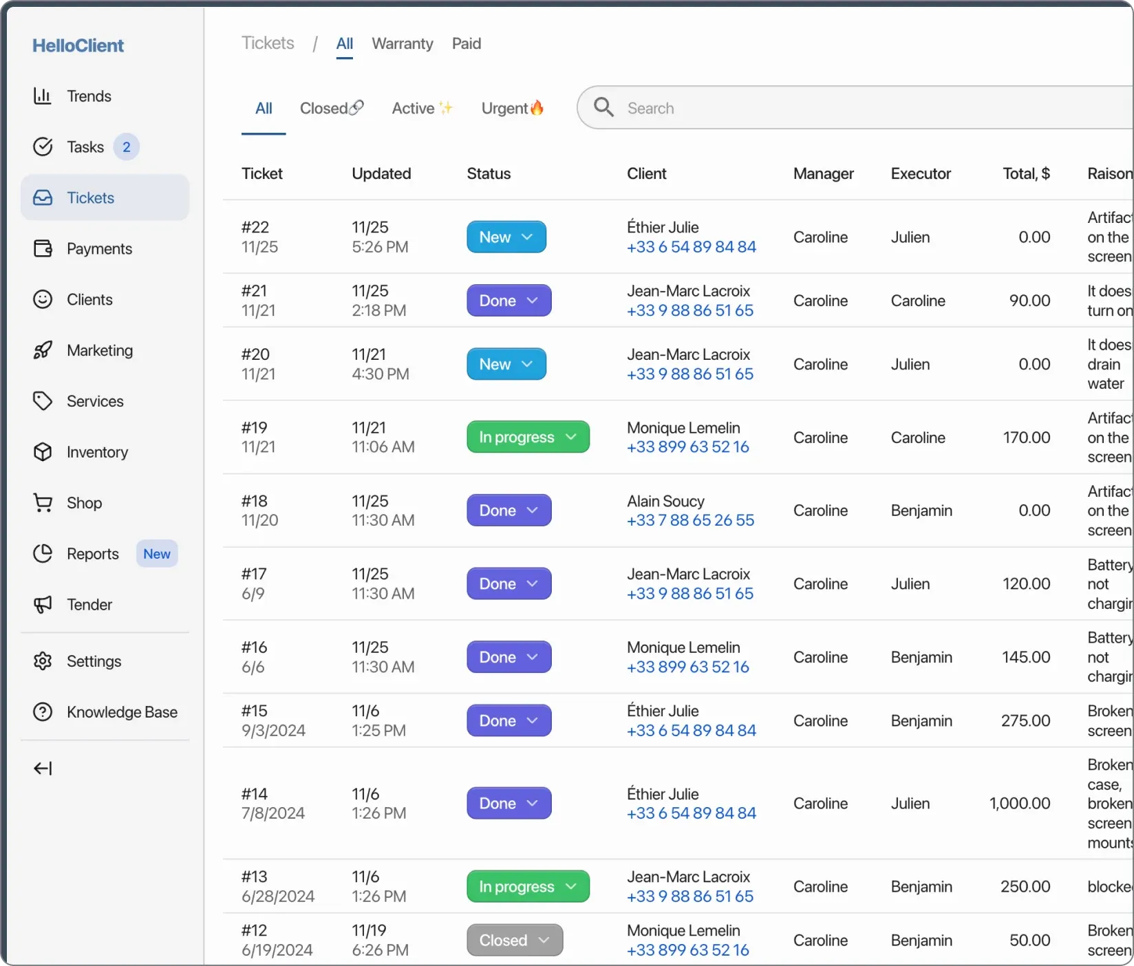 Black Friday in HelloClient CRM. Up to 36% discount for 1 and 2 year payments