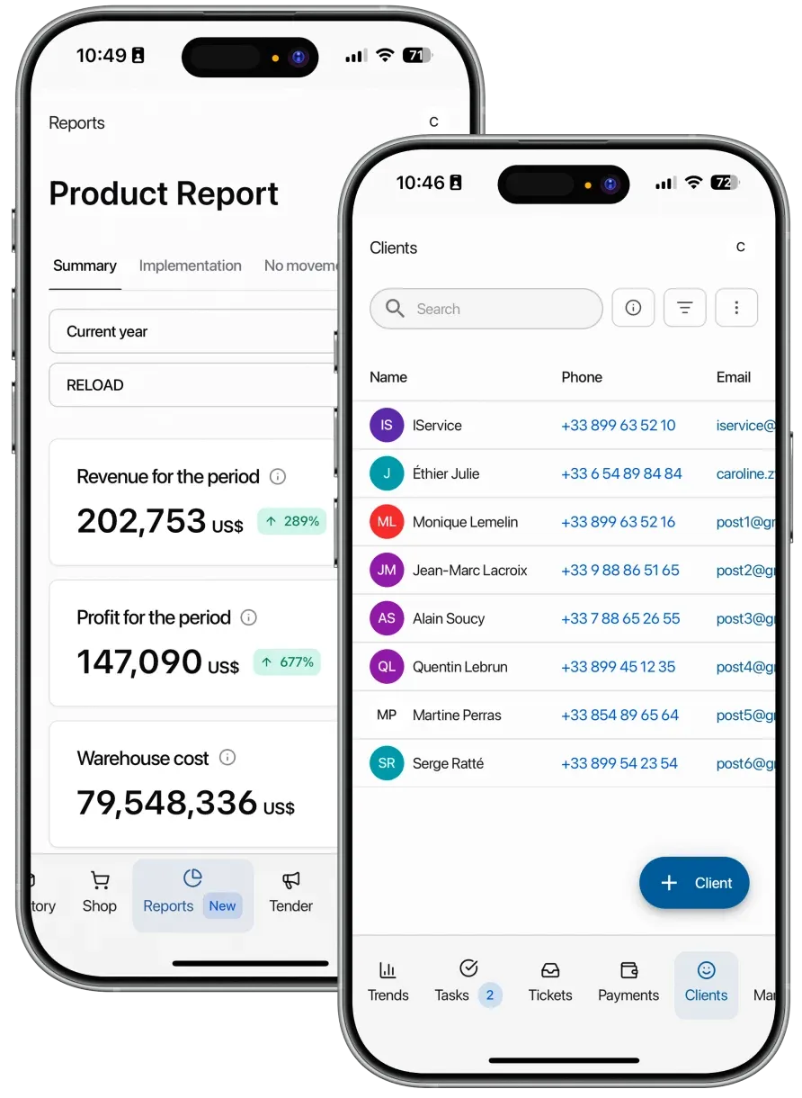 HelloClient App for iOS and Android
