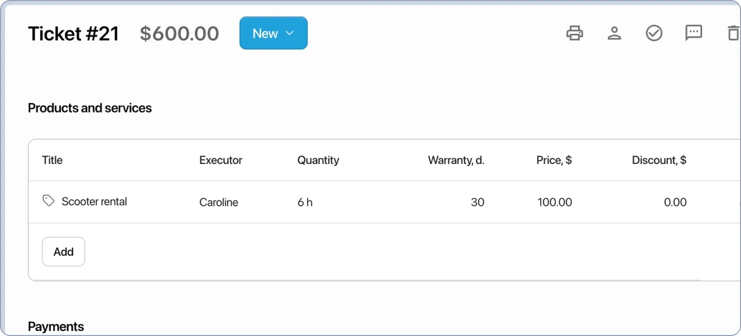 Custom order status configuration, filters, product catalogs, services, issues and requests