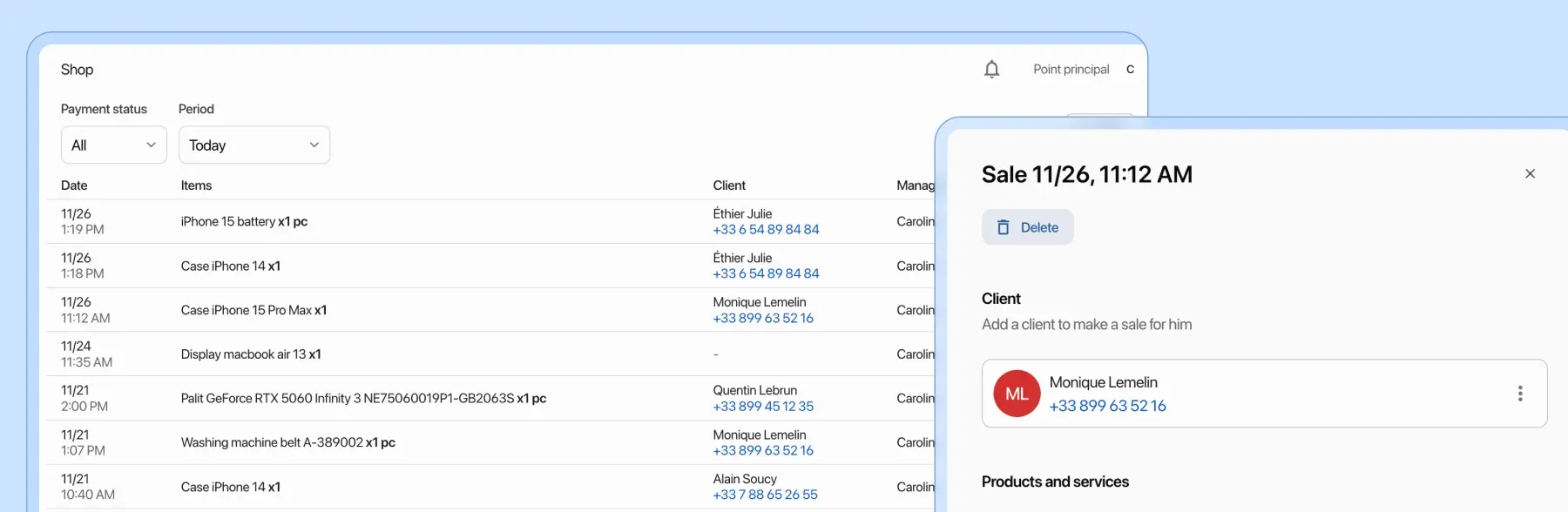 Sales automation, lead processing, process transparency, customer communication via SMS, email, messengers, telegram, whatsapp, viber, CRM, CRM system