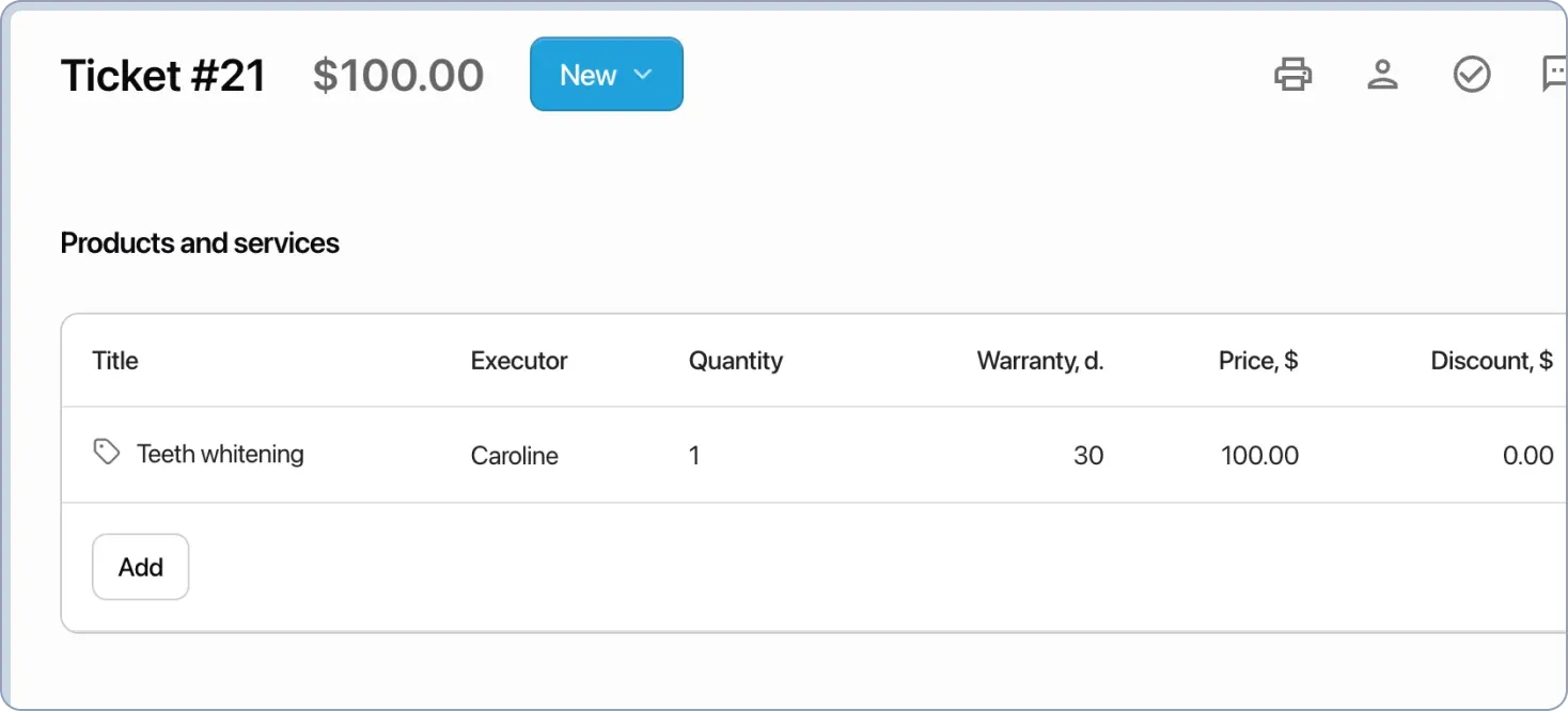Customization of order statuses, filters, product catalogs, services, issues and requests